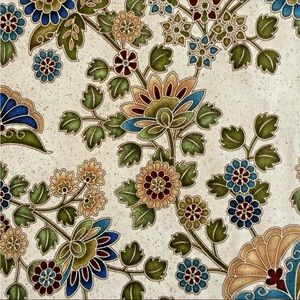 Benartex Arabesque Floral Quilting Fabric #1243 Claudia Pfeil 3 yrds + 20"L x42"
